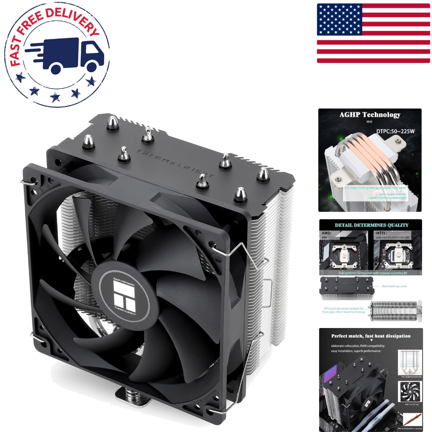 Assassin X120 Refined SE Cooler: Dual Compatibility & Quiet Operation for Gamers