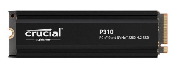 Crucial P310 1TB Gen4 2280 NVMe SSD w Heatsink 7100/6000 MB/s R/W 220TBW