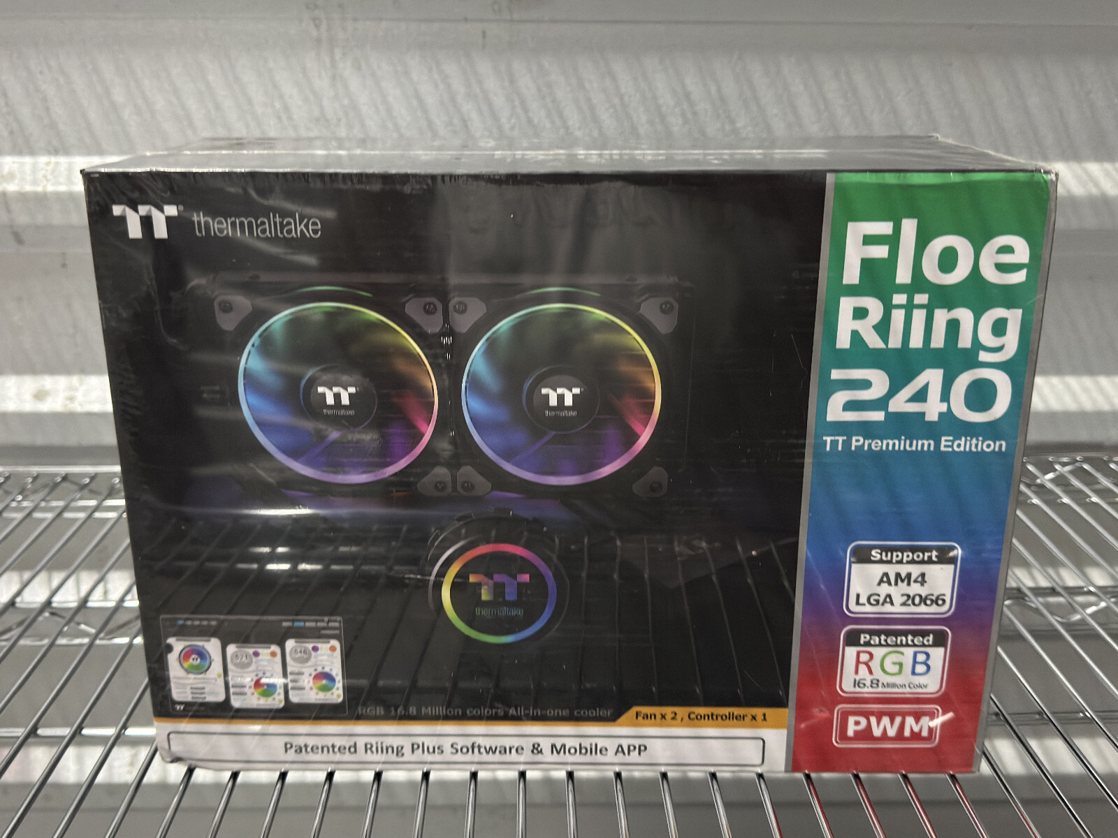 Thermaltake CL-W157-PL12SW-A Floe Riing RGB 240 TT Premium Edition
