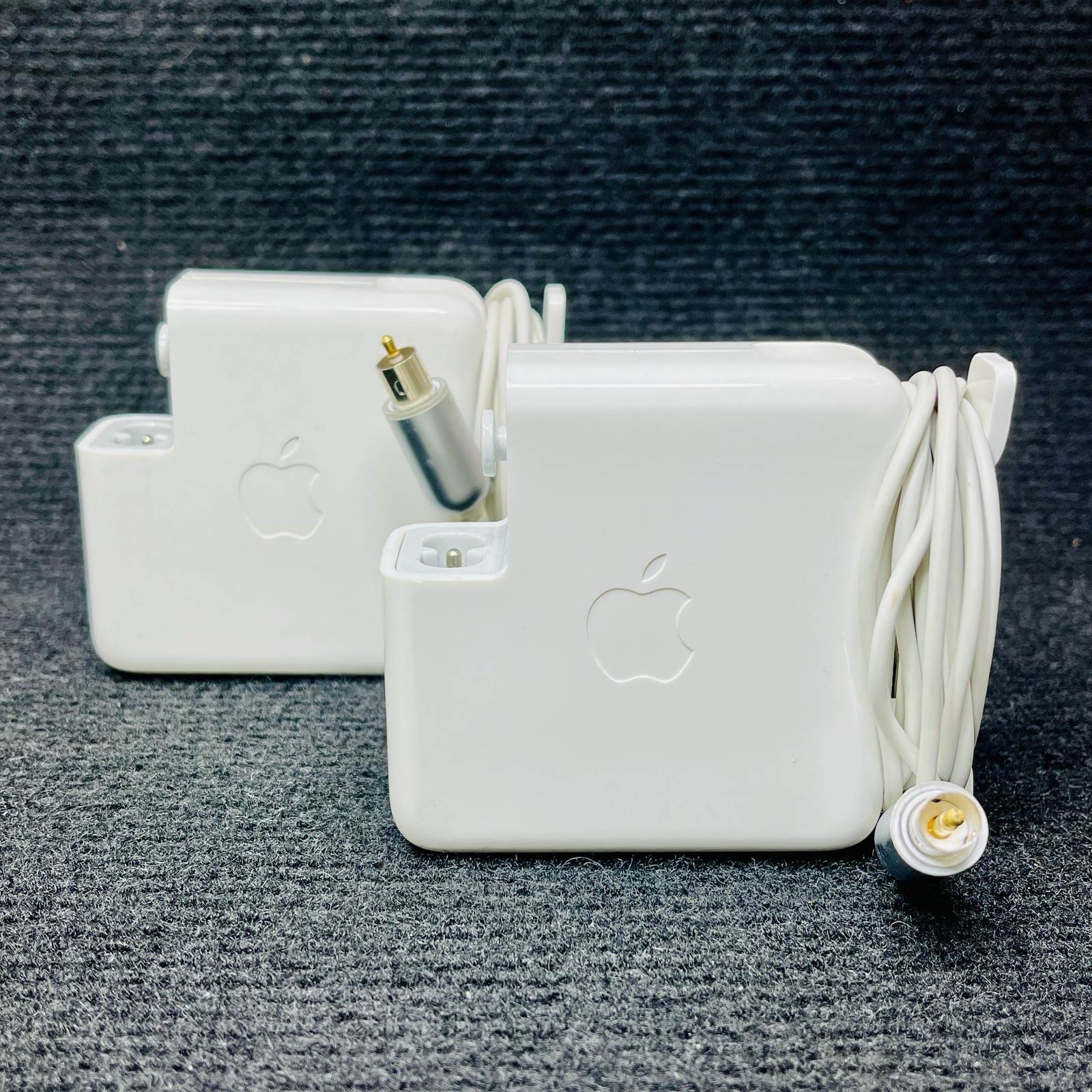 Lot of 2 Apple 45W Portable Power Adapter AC Vtg PSCV450120A "As Is"