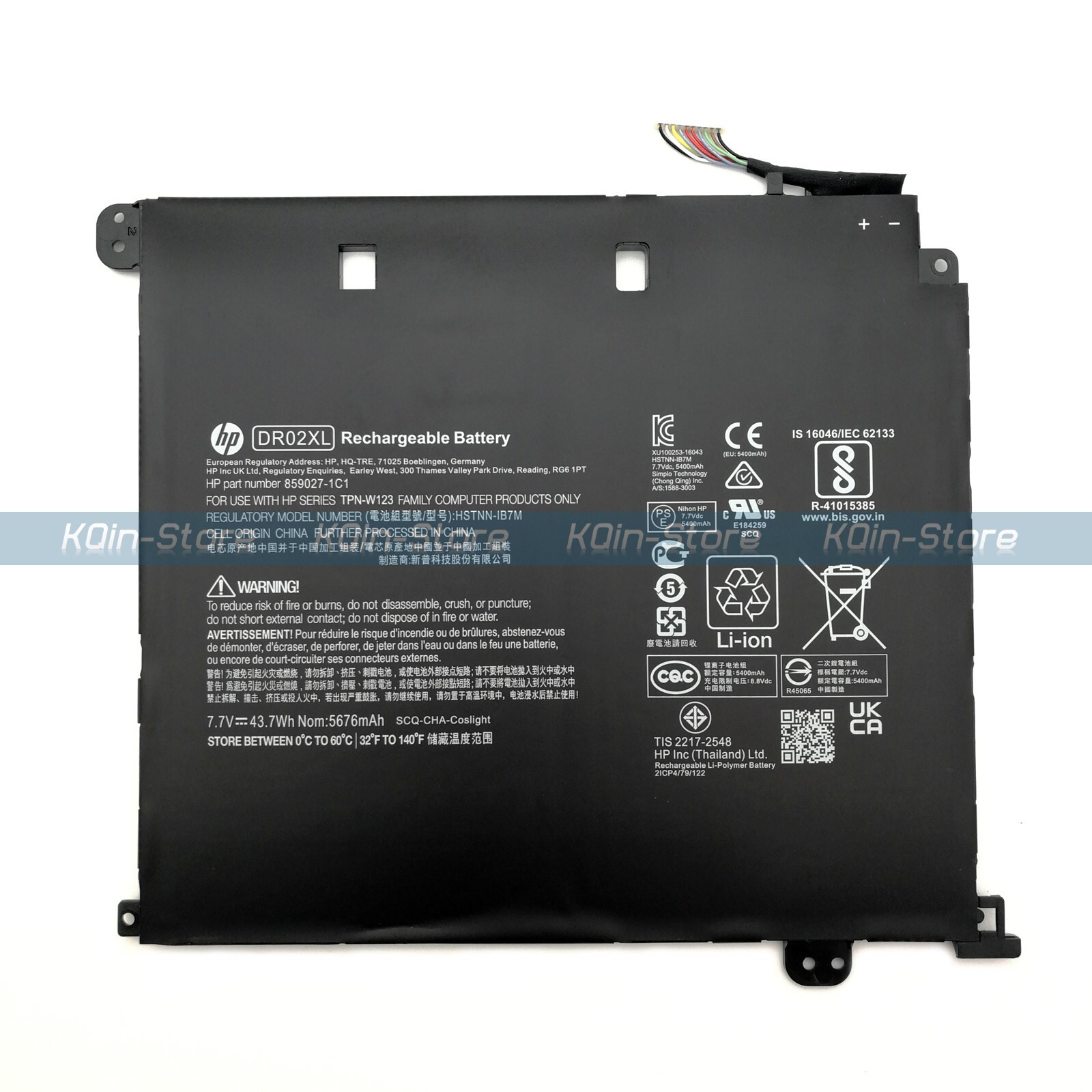 DR02XL OEM Battery for HP Chromebook 11 G5 11-V HSTNN-IB7M 859027-121 859027-1C1