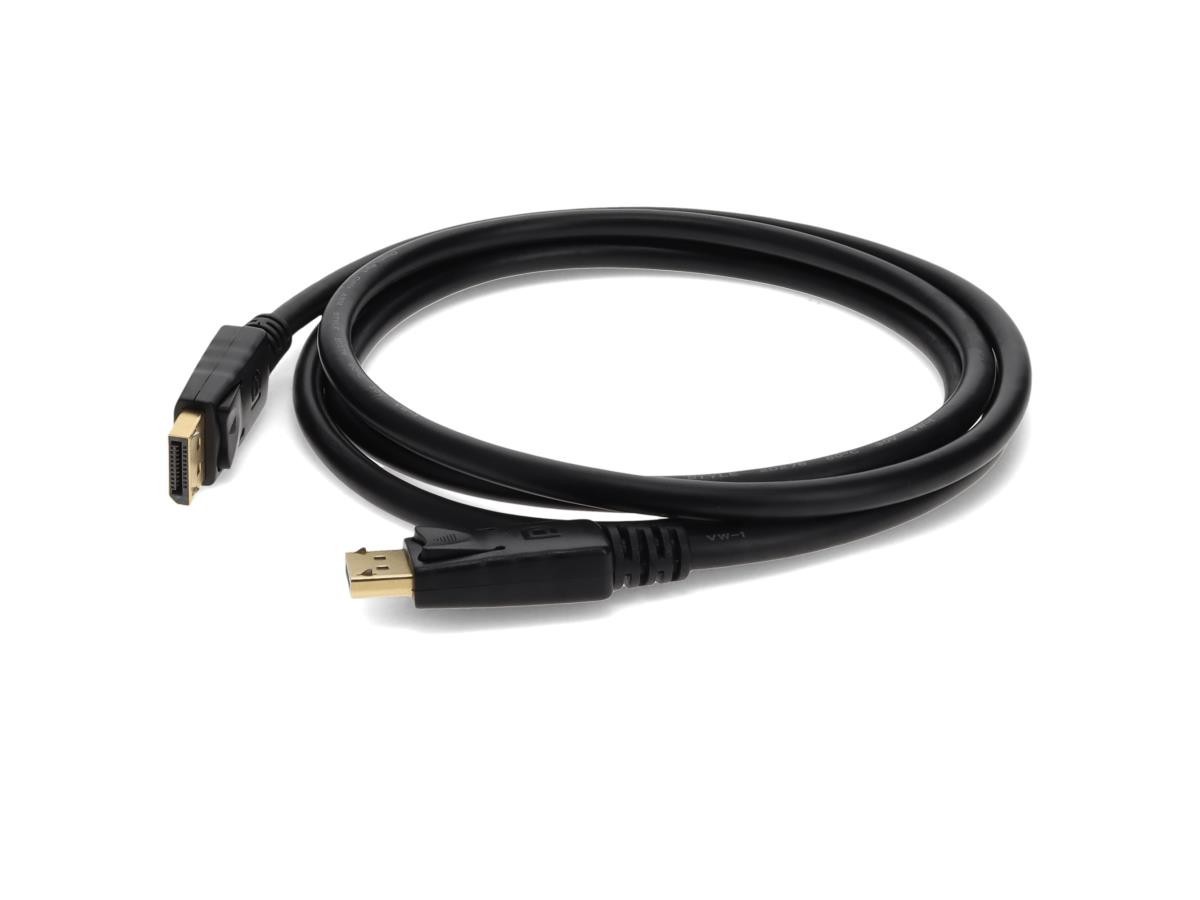 AddOn 5 pack of 1ft DisplayPort Male to Male Black Cable - DISPLAYPORT1F-5PK