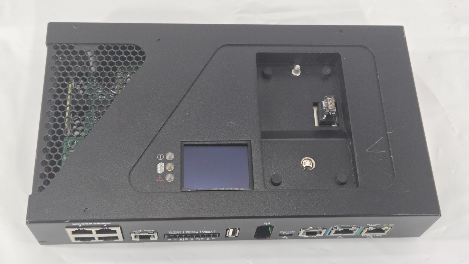 APC NETBOTZ NBWL0755 ROOM MONITOR 755 FOR ENVIRONMENTAL MONITORING W/OUT CAMERA
