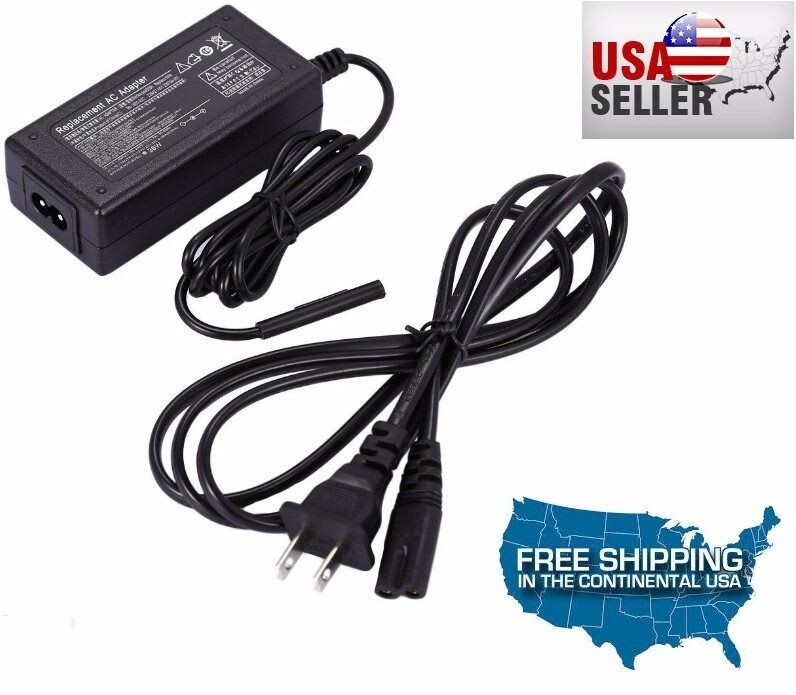 Power Supply Adapter AC Wall Charger 12V for Microsoft Surface Pro 3, 4 (i5, i7)
