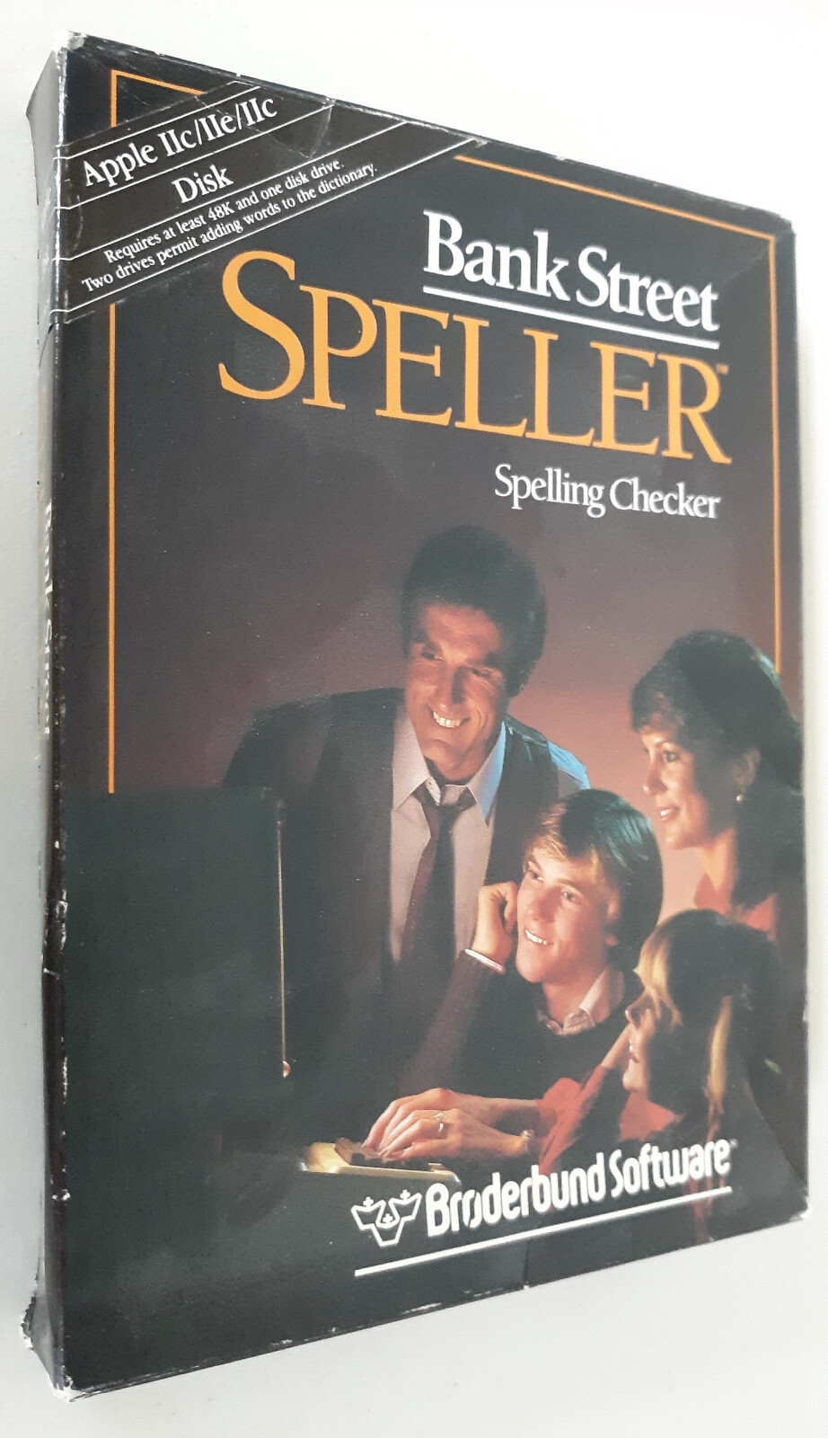Bank Street Speller by Broderbund for Apple IIe,IIc,IIgs 1985