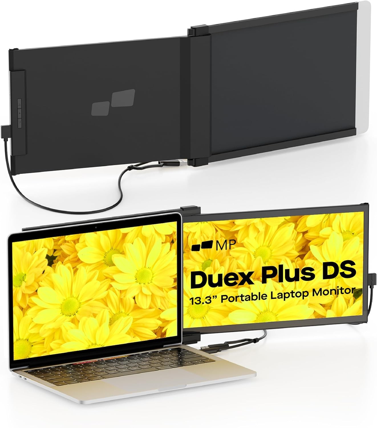 Duex Plus DS Mobile Pixels Portable Laptop LCD Monitor 13.3" FHD 1080P *6749A3D
