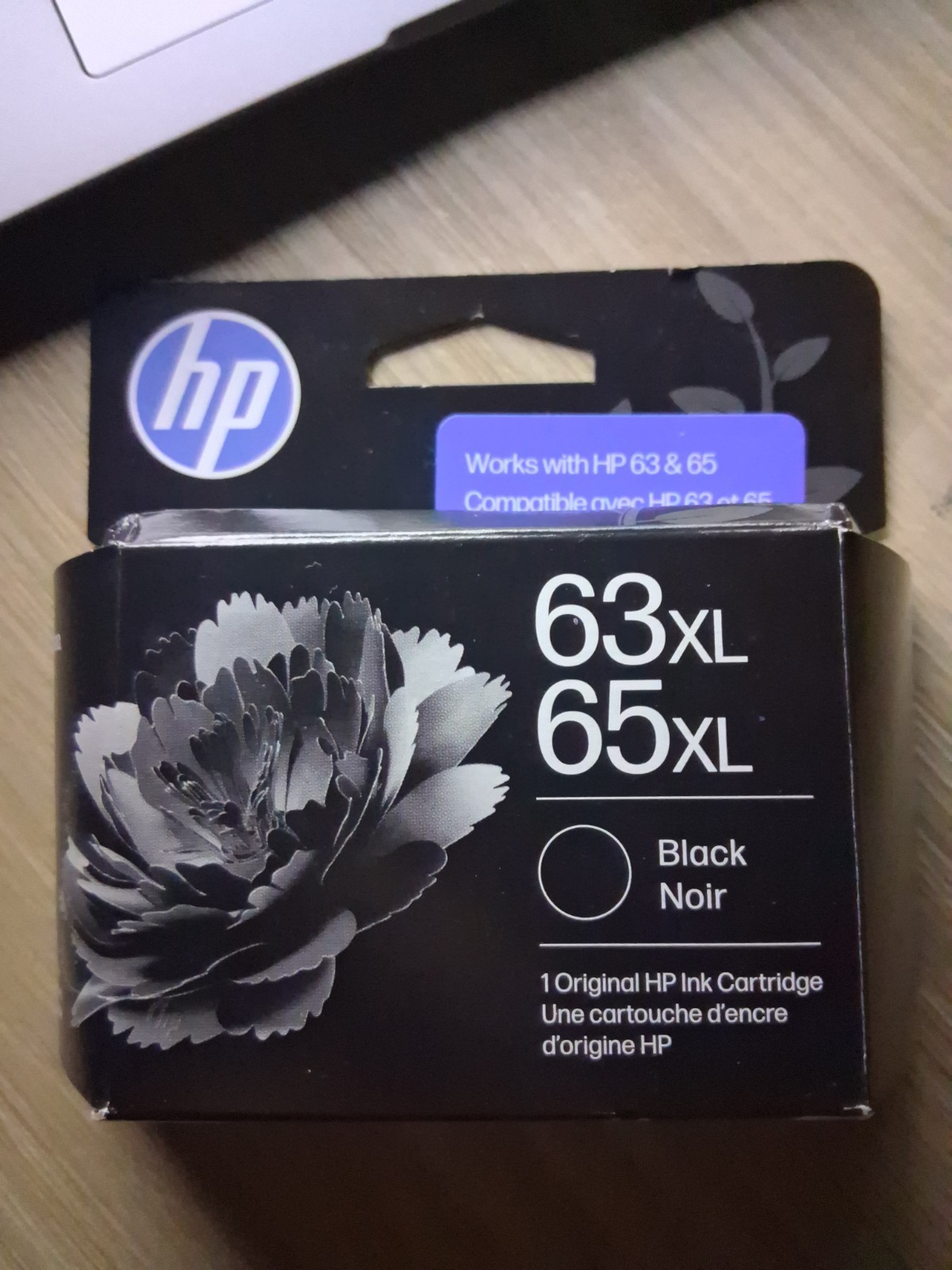 HP 63XL/65XL Black Ink Cartridge B7RT5AN Exp Jan 2028 