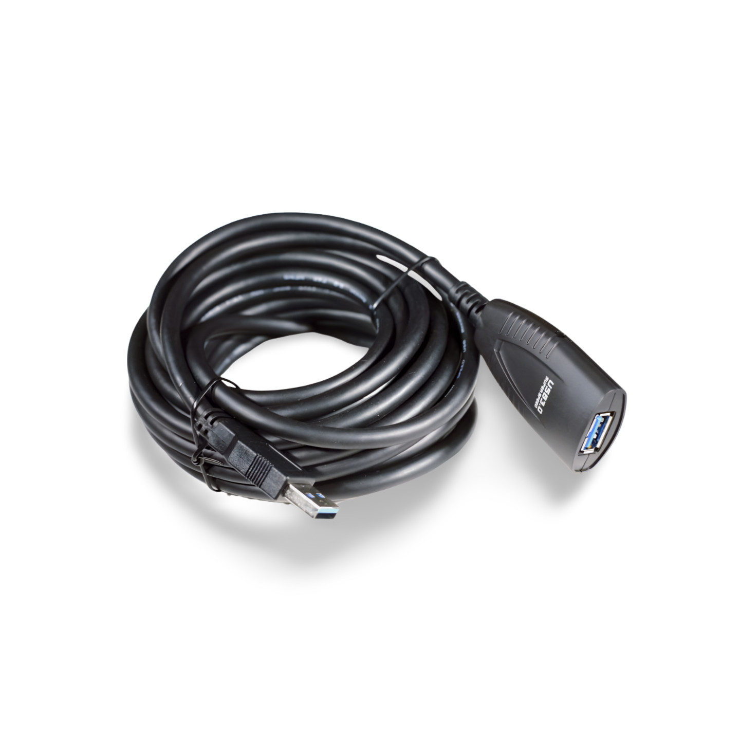 16ft USB 3.0 Active Extension Cable 5GBPS Male Female - Black