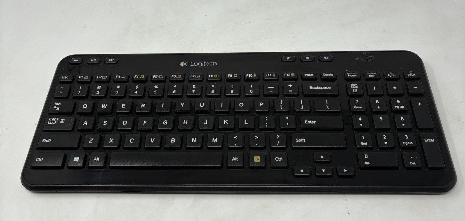 Logitech K360 Wireless Compact Black Keyboard Y-R0017 with USB Unifying Receiver