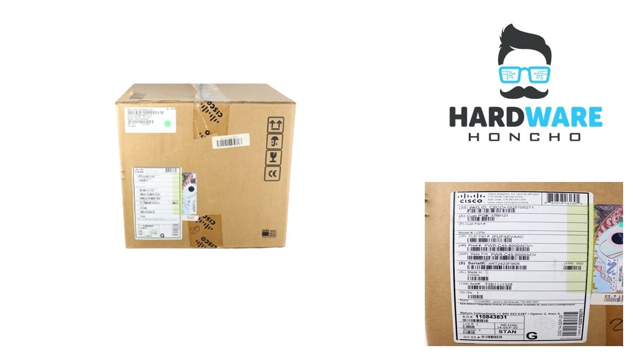 CISCO PWR-C45-6000ACV  Catalyst 4500E Series  Power Supply - Fast 
