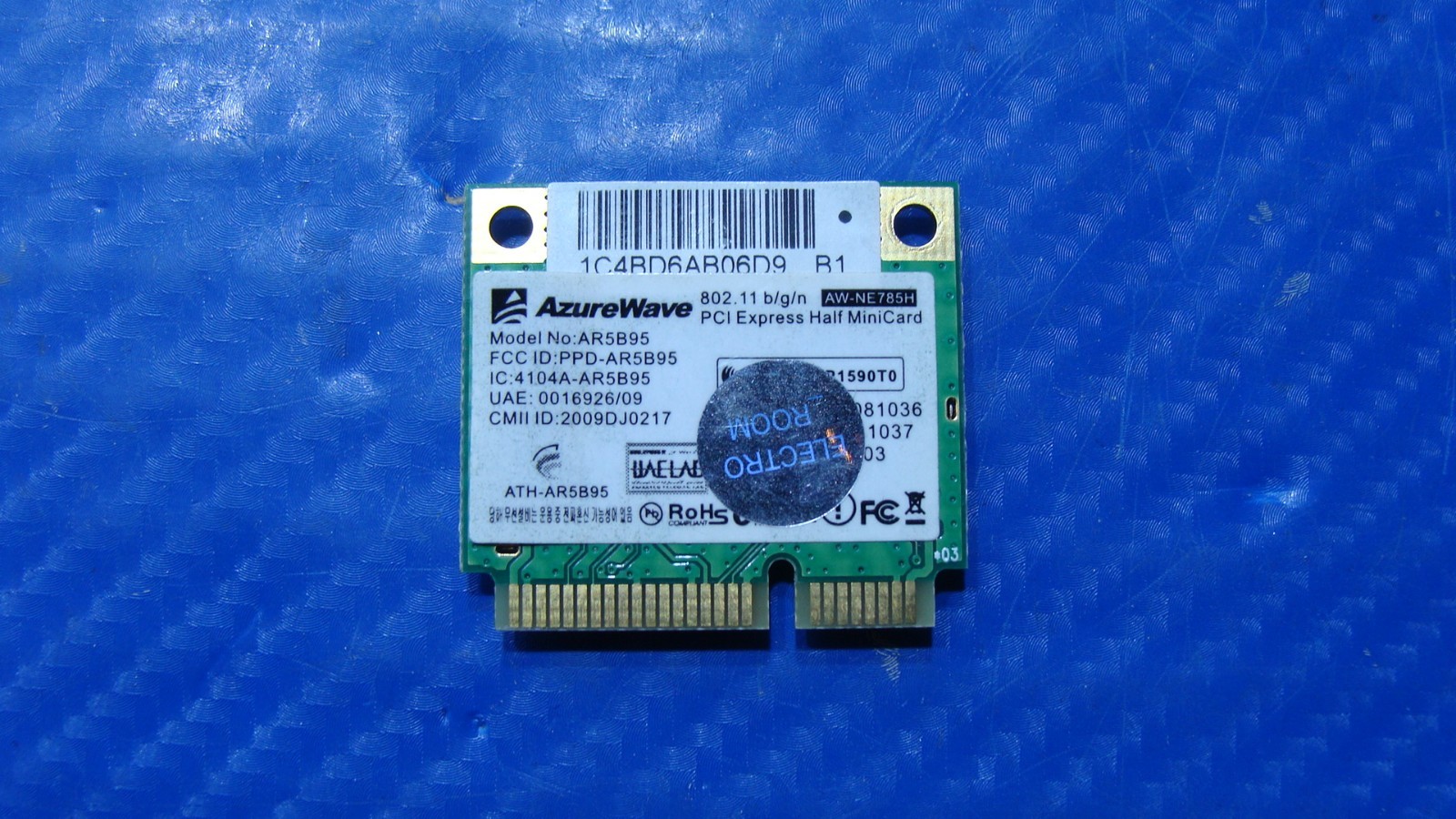 Asus ROG G73J 17.3" OEM Wireless WiFi Card 04G033098003 AR5B95 AW-NE785H ER*