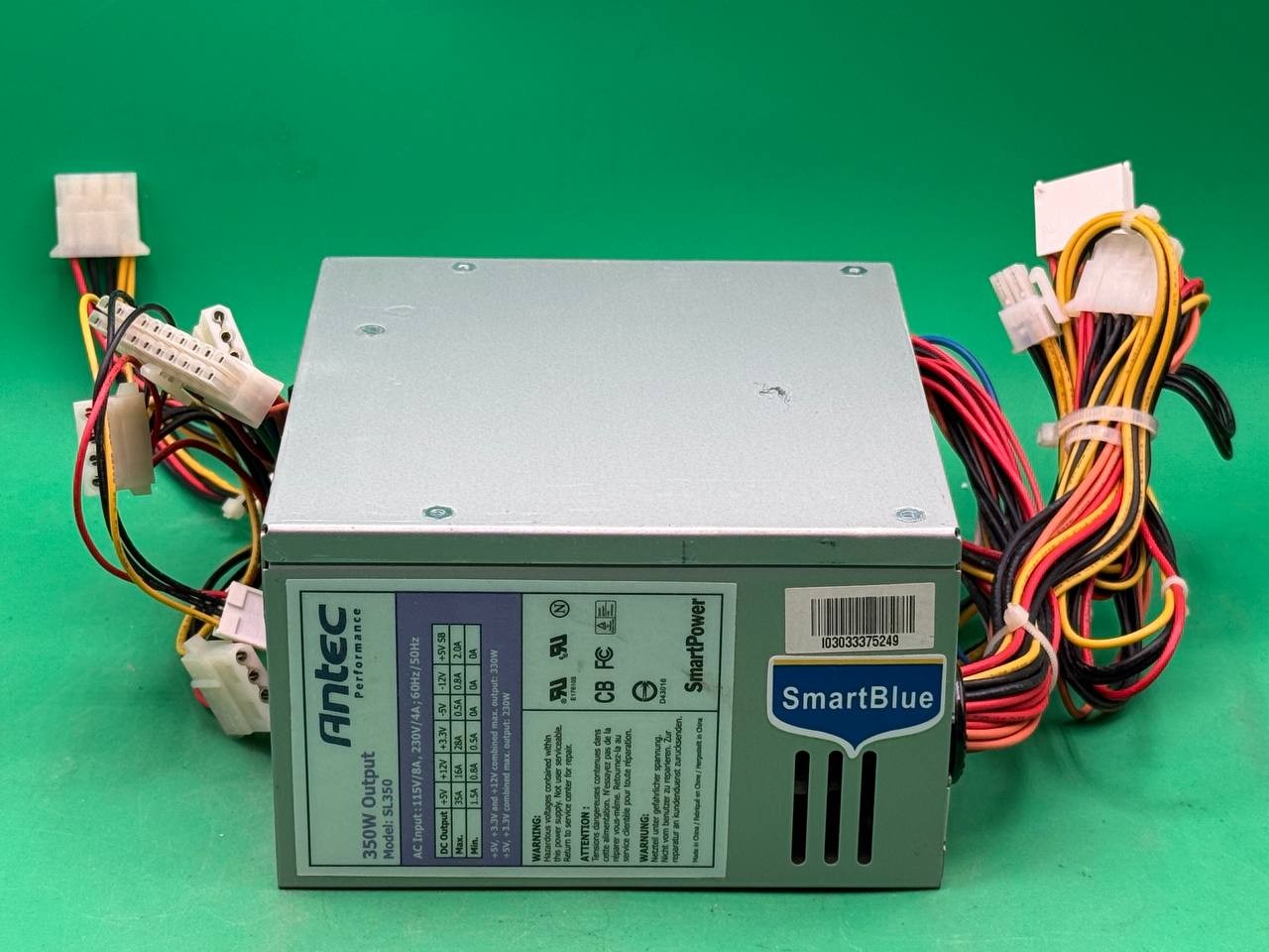 Antec SmartPower SL350 350W ATX Computer Power Supply PSU TC