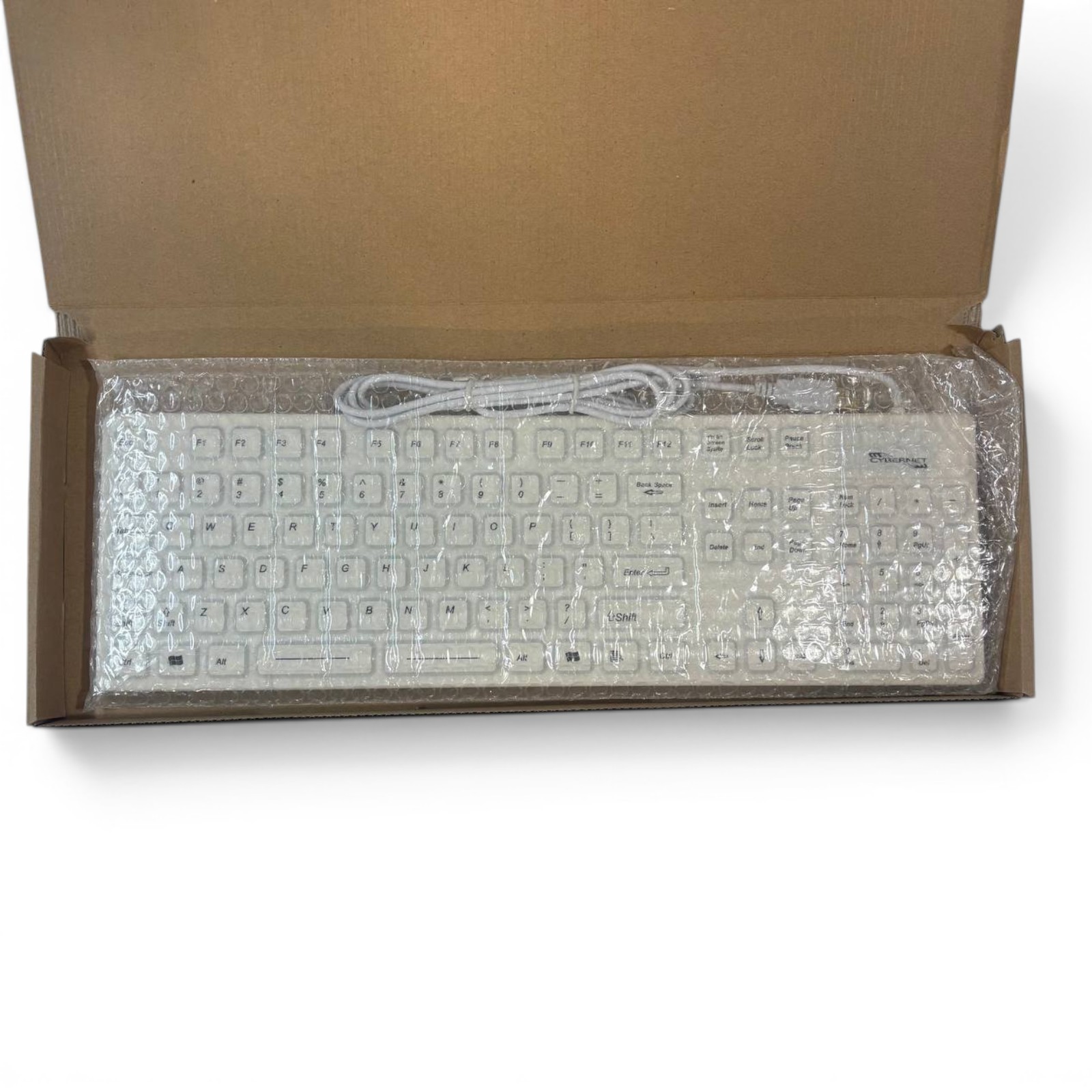Cybernet Antimicrobial Waterproof Keyboard / Open Box (Never Used)
