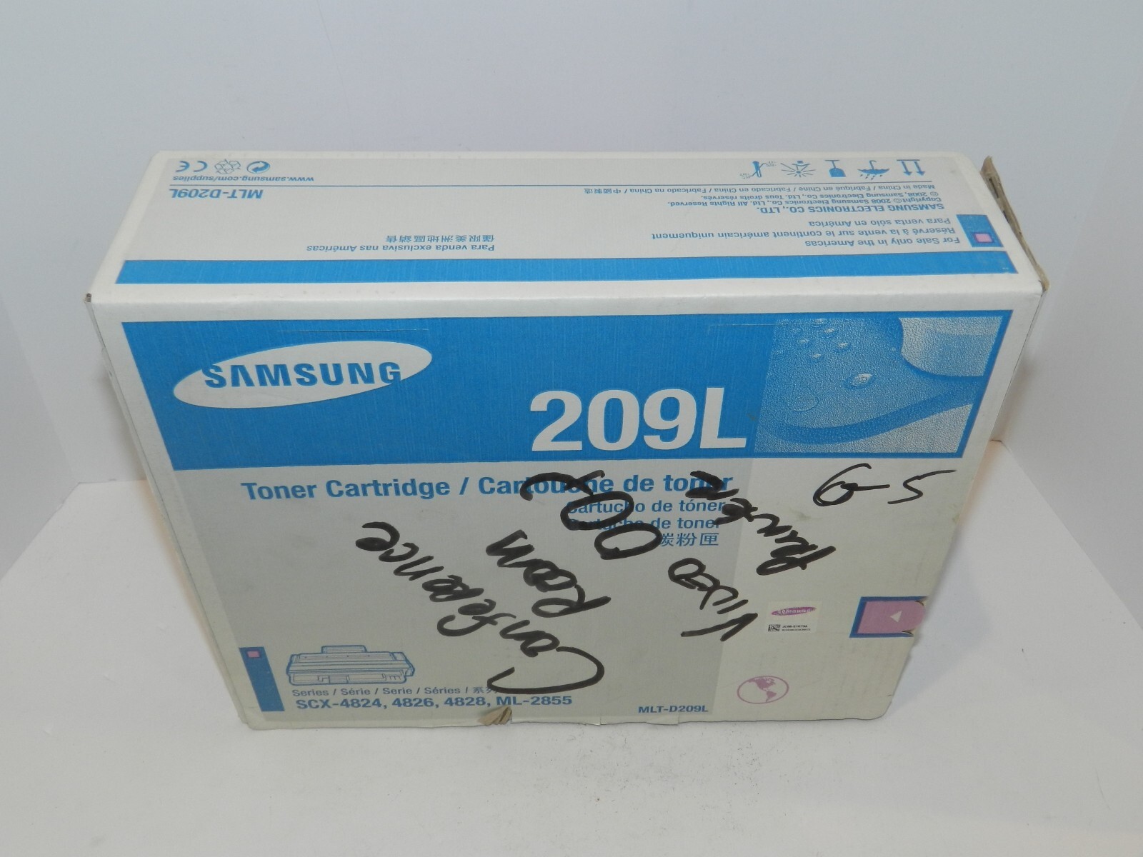 GENUINE OME SAMSUNG 209L MTL-D209L HIGH YIELD BLACK PRINT TONER CARTRIDGE NEW