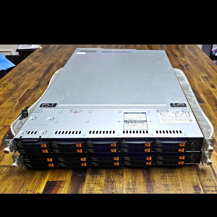 Supermicro Super Server 1029U-TN10RT Dual Xeon Silver 4210 - 10-Bay NVMe Rack