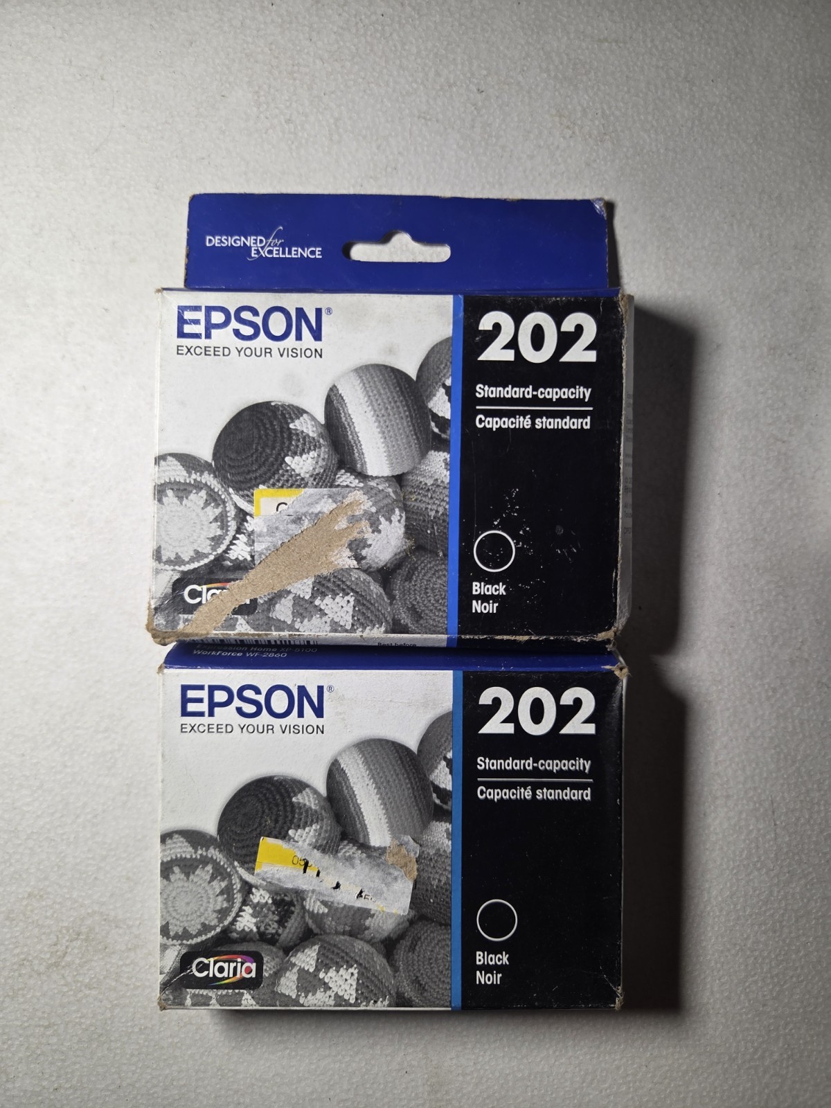 Epson 202 Claria Standard Capacity Black Ink T202120 (2 Pack) / US Seller✅️