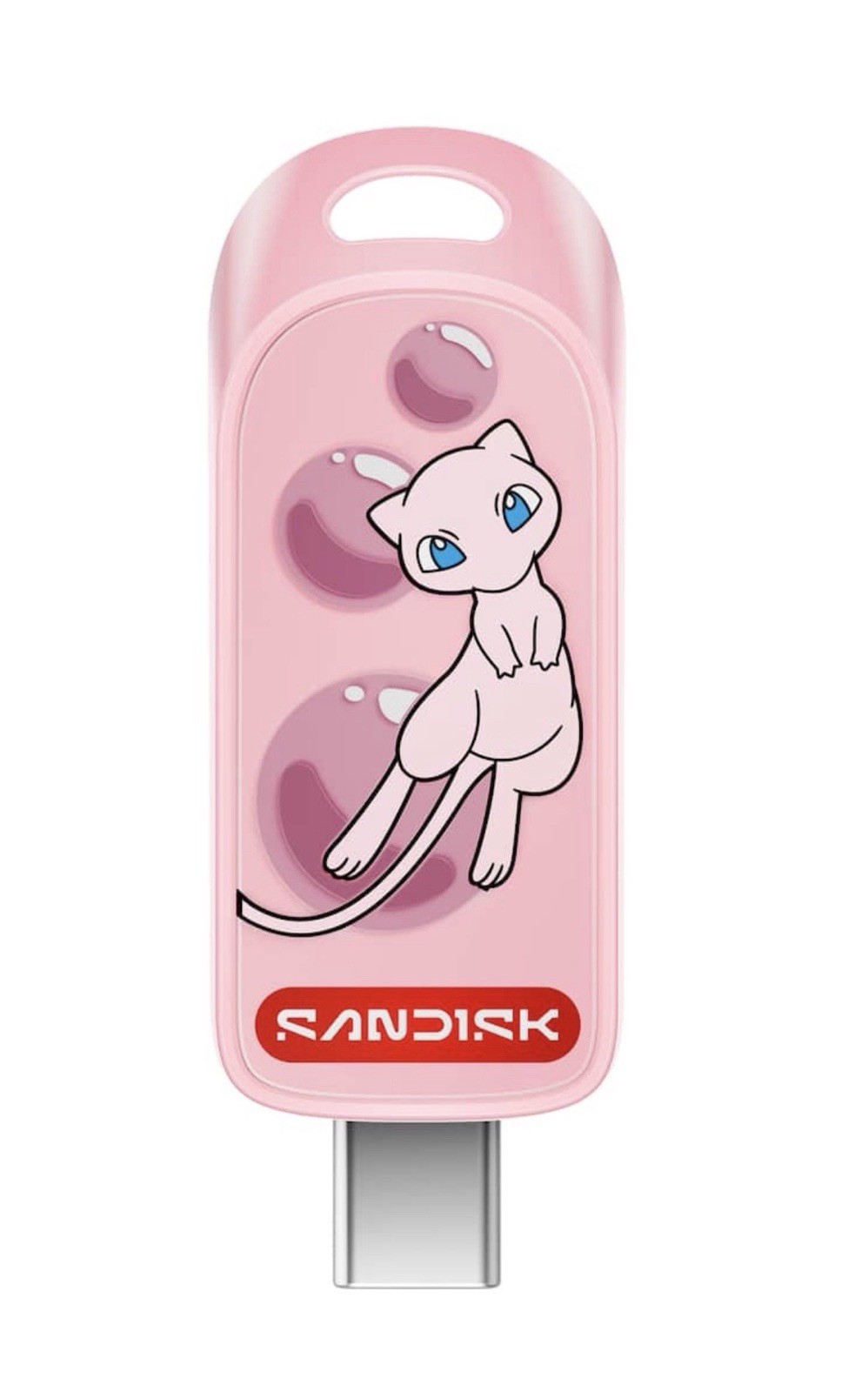 SanDisk Pokémon Mew USB-C Flash Drive 128GB Pink 250MB/s Official