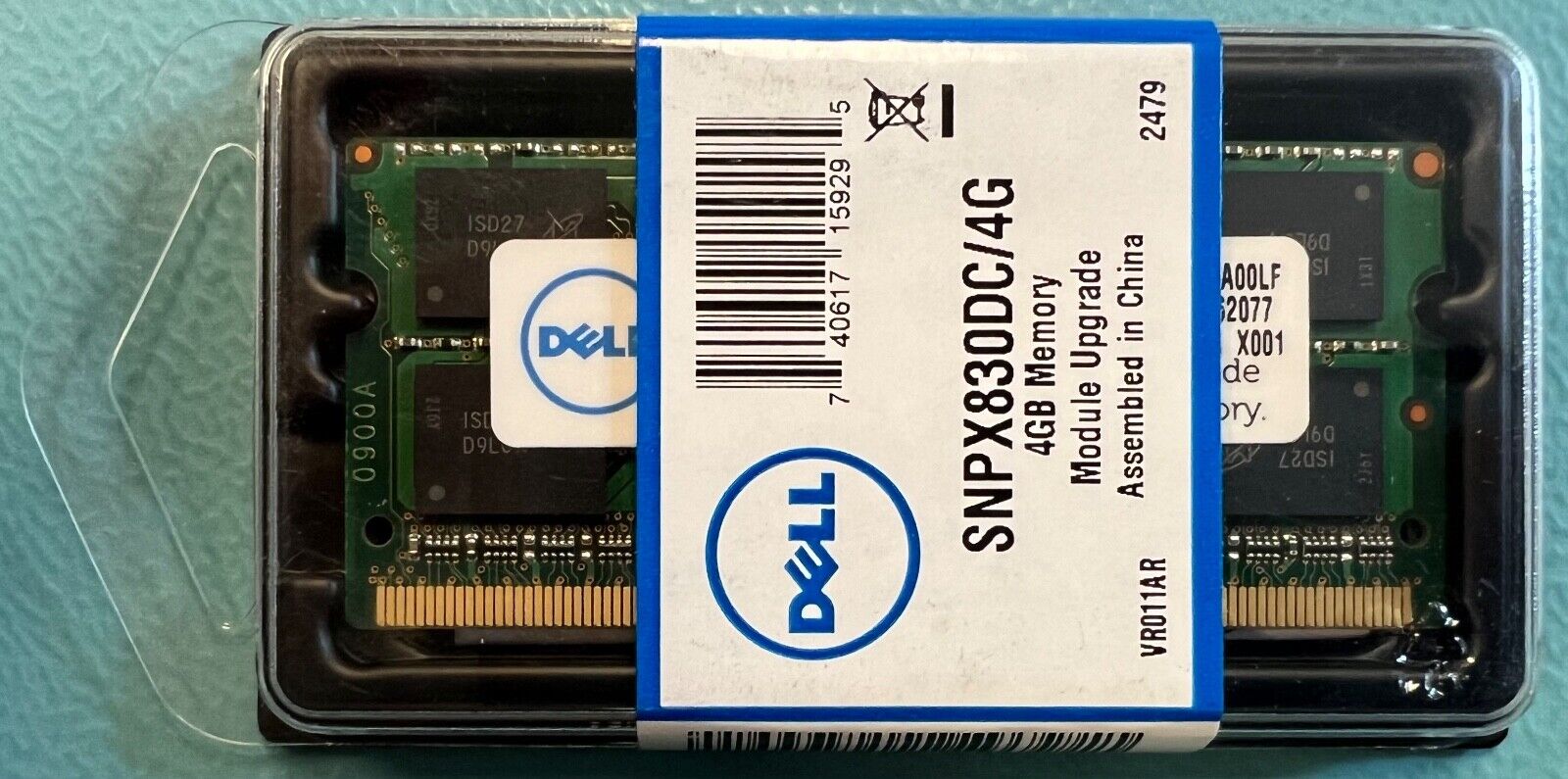 Dell SNPX830DC/4G 4GB PC3-10600 DDR3-1333MHz SODIMM Memory Module RAM