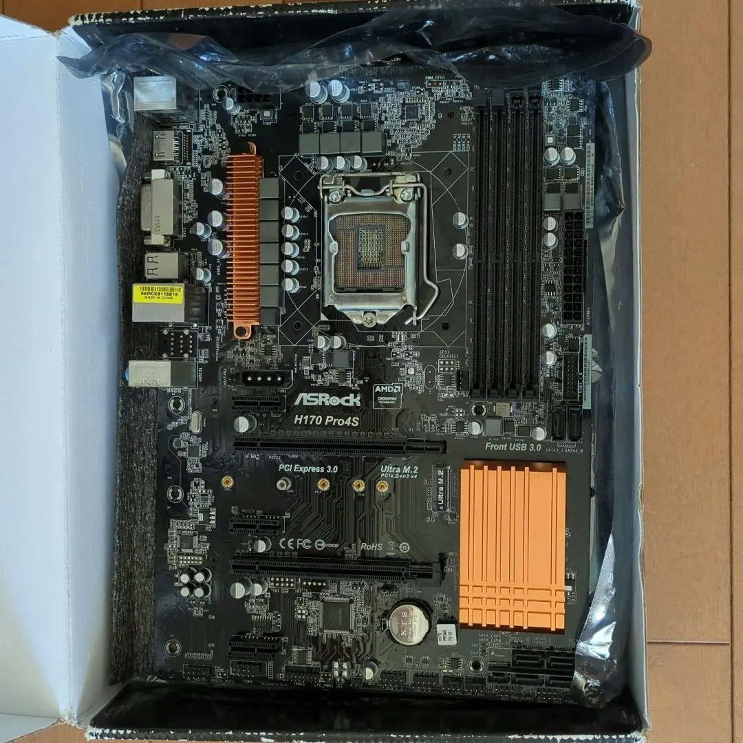 ASRock H170 Pro4S LGA 1151 Motherboard Super Alloy Features DDR4 Support Junk