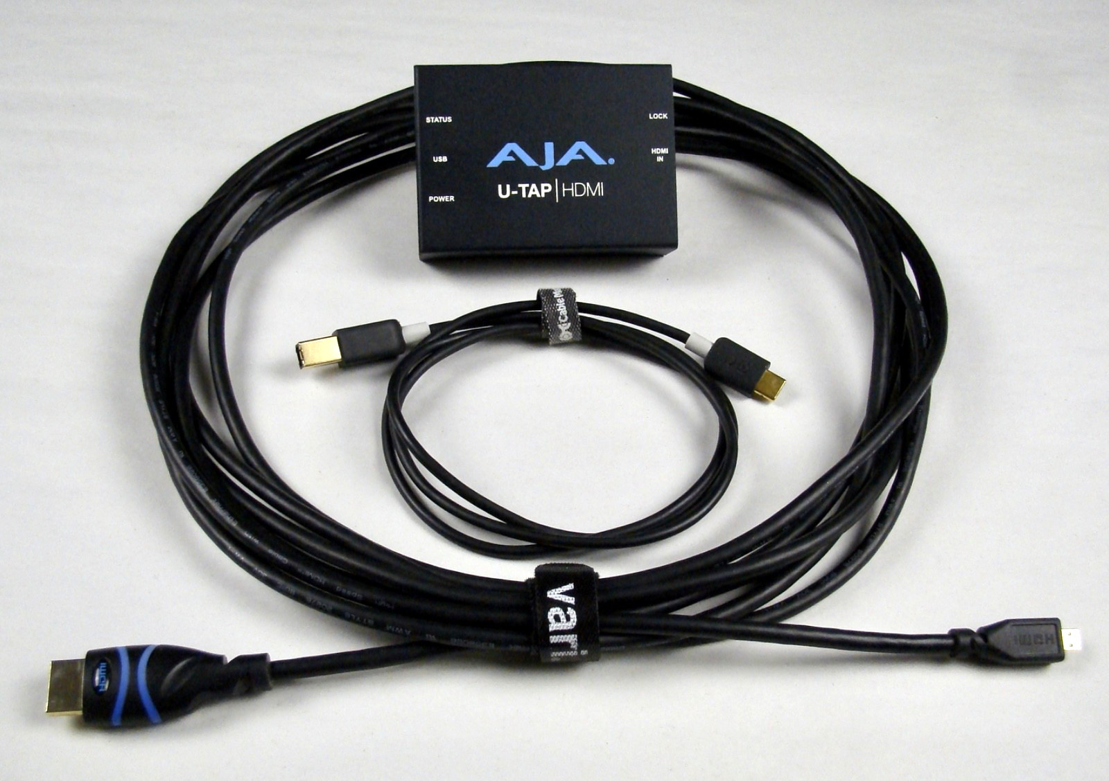 AJA U-TAP HDMI Video Capture Device • Simple USB 3.0 Powered w/USB & HDMI Cables