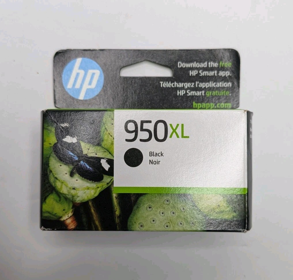 HP CN045AN Black Ink Cartridge Genuine OEM NEW # 950XL 950 FEB 2027