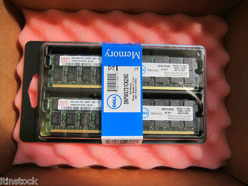 8GB Dell Poweredge M605 PC2-6400P RAM SNPWX731CK2 2x4GB