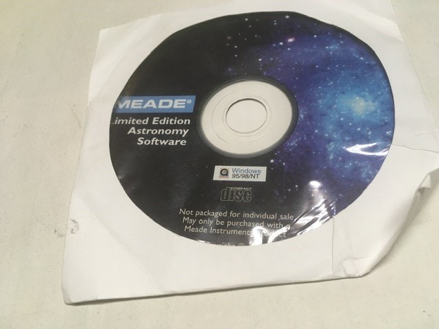Meade Limited Edition Astronomy Software Star Locator Windows 95/98/NT  CD