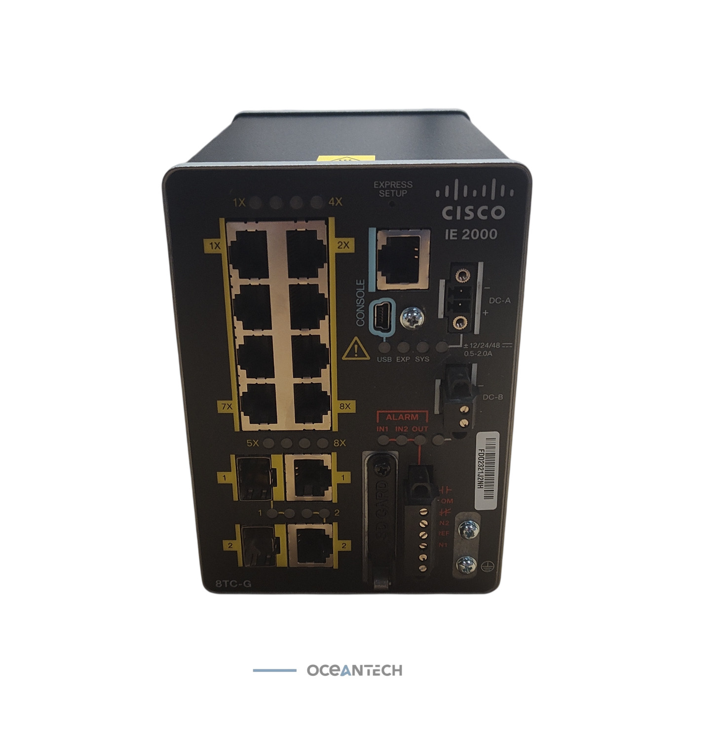 Cisco IE-2000-8TC-G-E -V01 Industrial Ethernet Switch Network, Tested Working