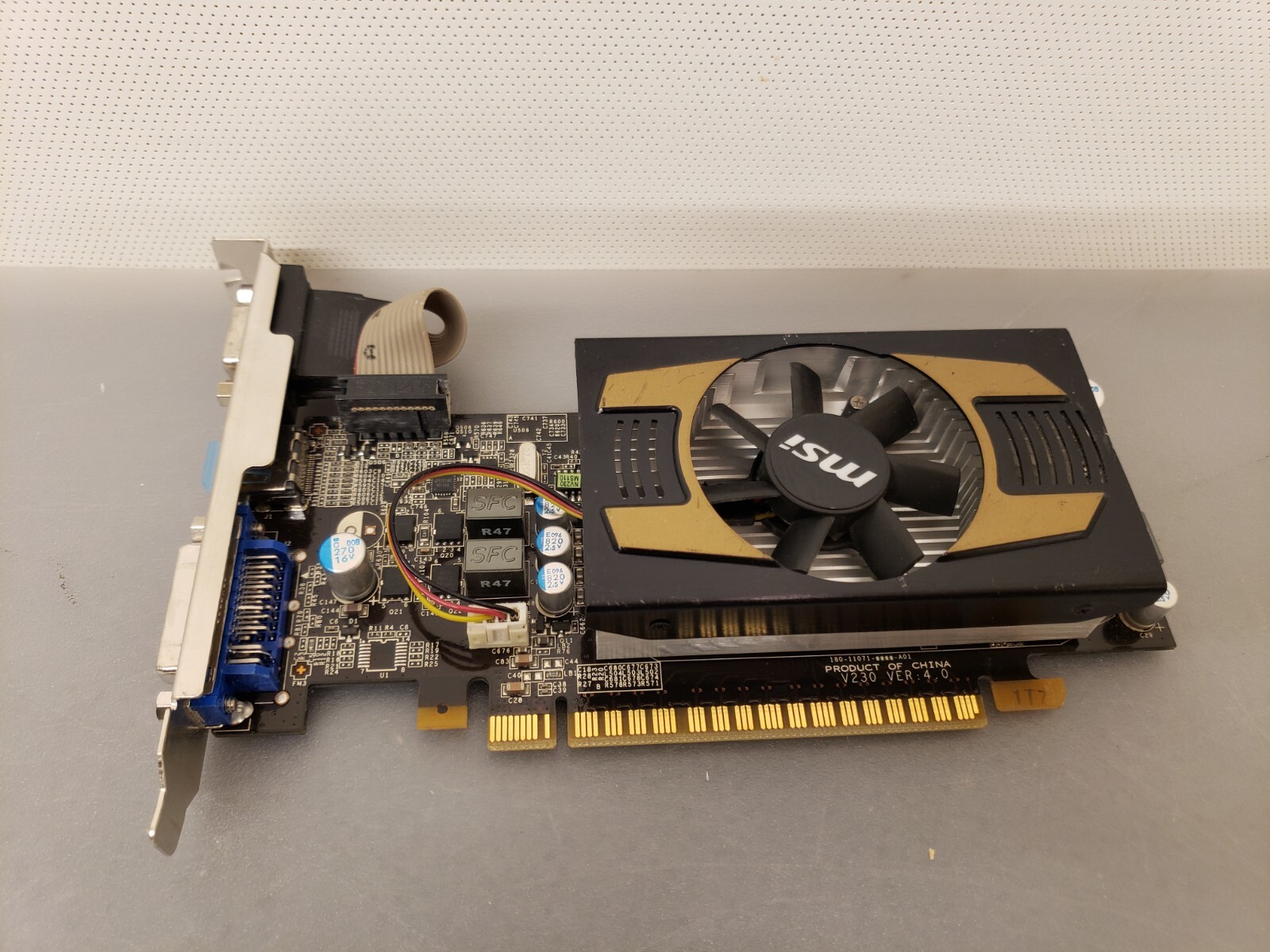MSI GT430 1Gb DDR3 Graphics Card GPU N430GT-MD1GD3/OC/LP Video V230 Ver 4.0 PCIe