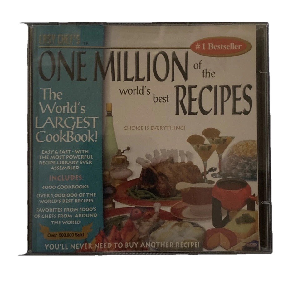 Easy Chef's One Million of the World's Best Recipes • Windows  Cookbook Culinary