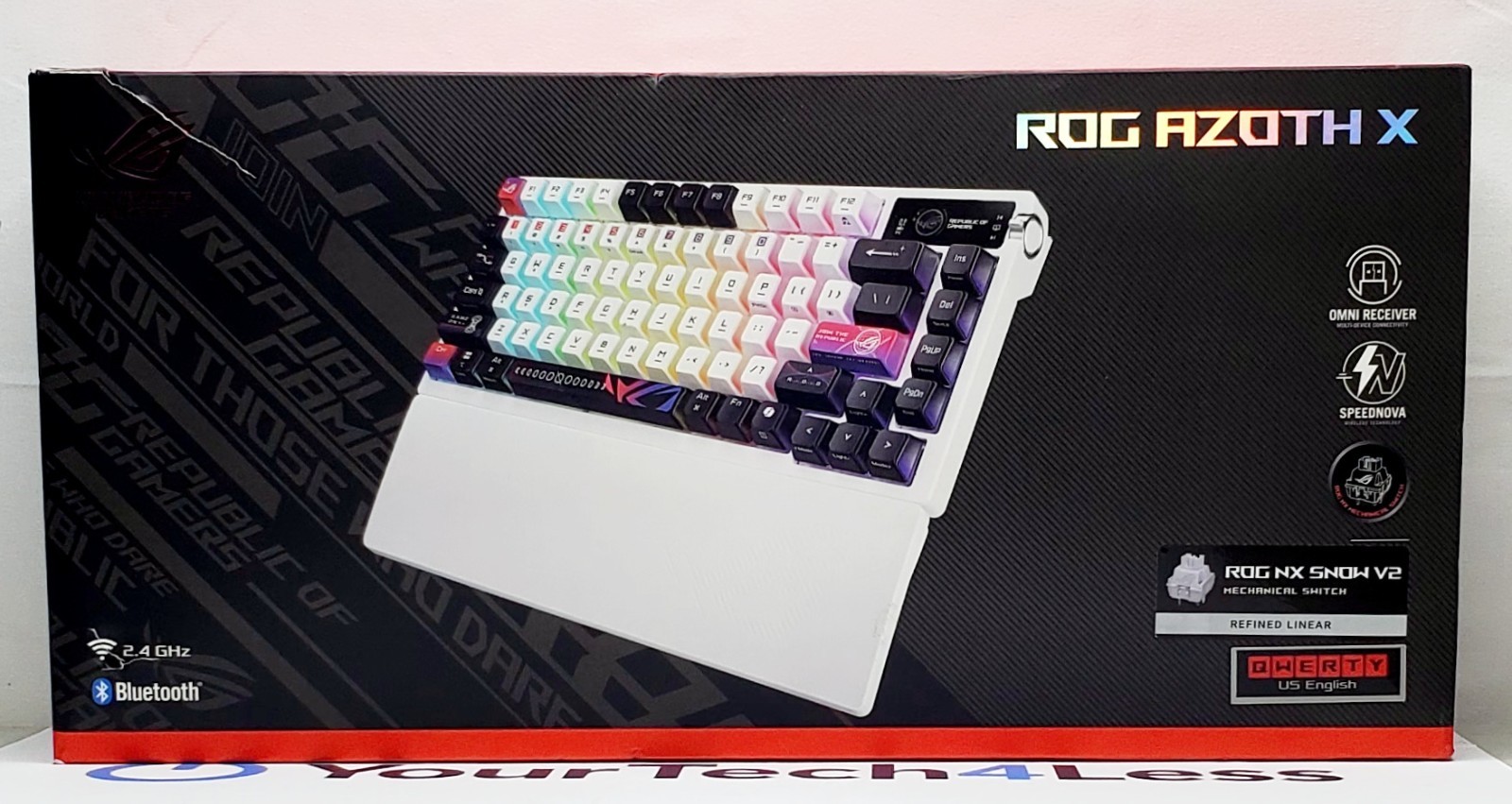 ASUS - ROG Azoth X 75% Wireless Mechanical RGB Gaming Keyboard