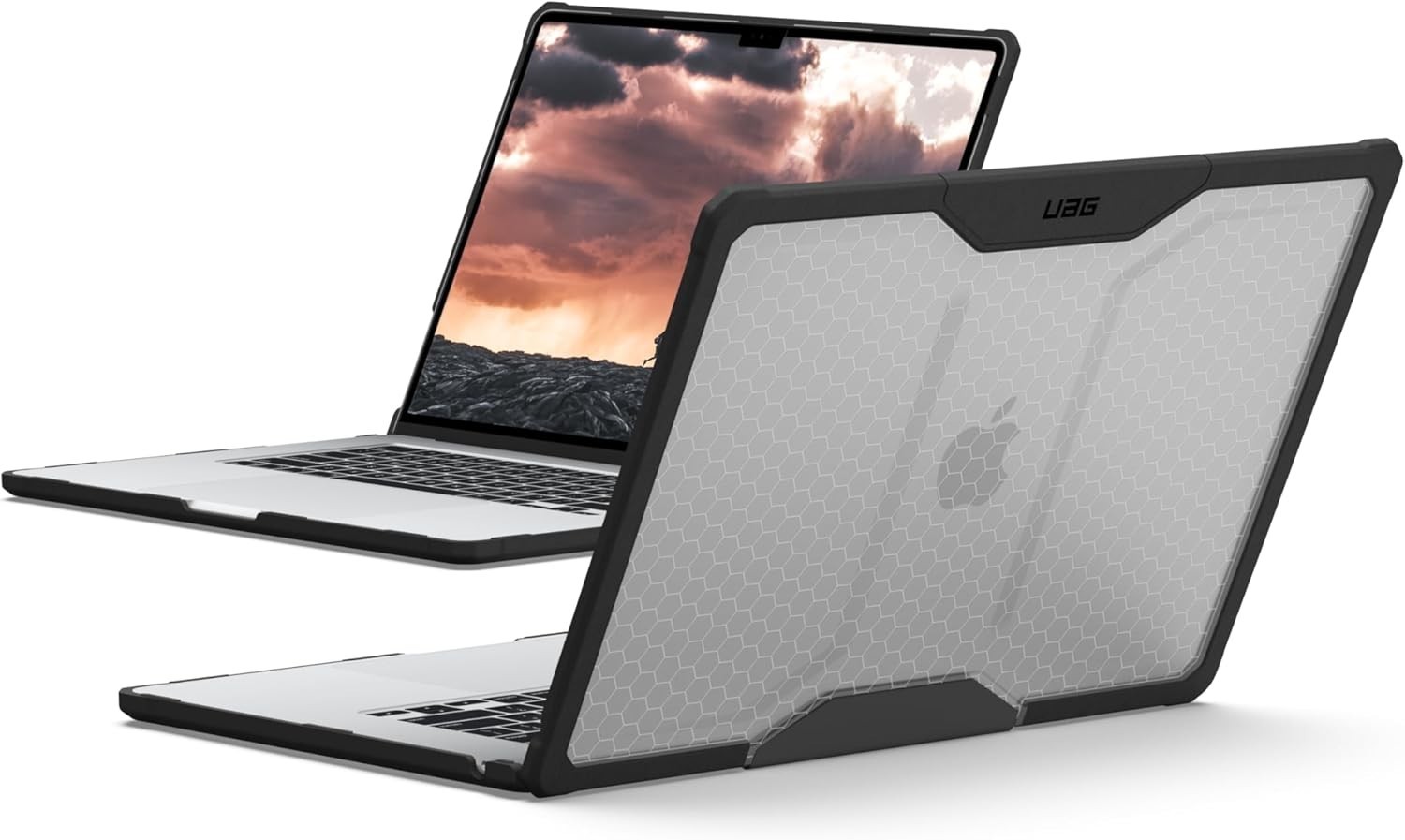 Translucent Clear MacBook Air 15" Cover for M2/M3/M4/M5 - Rugged Design