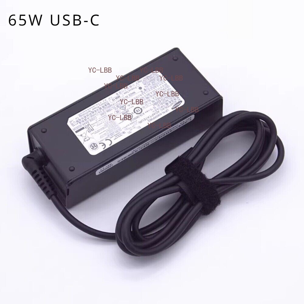 Genuine Samsung 65W USB-C Charger 20V 3.25A Type C Laptop Power Adapter