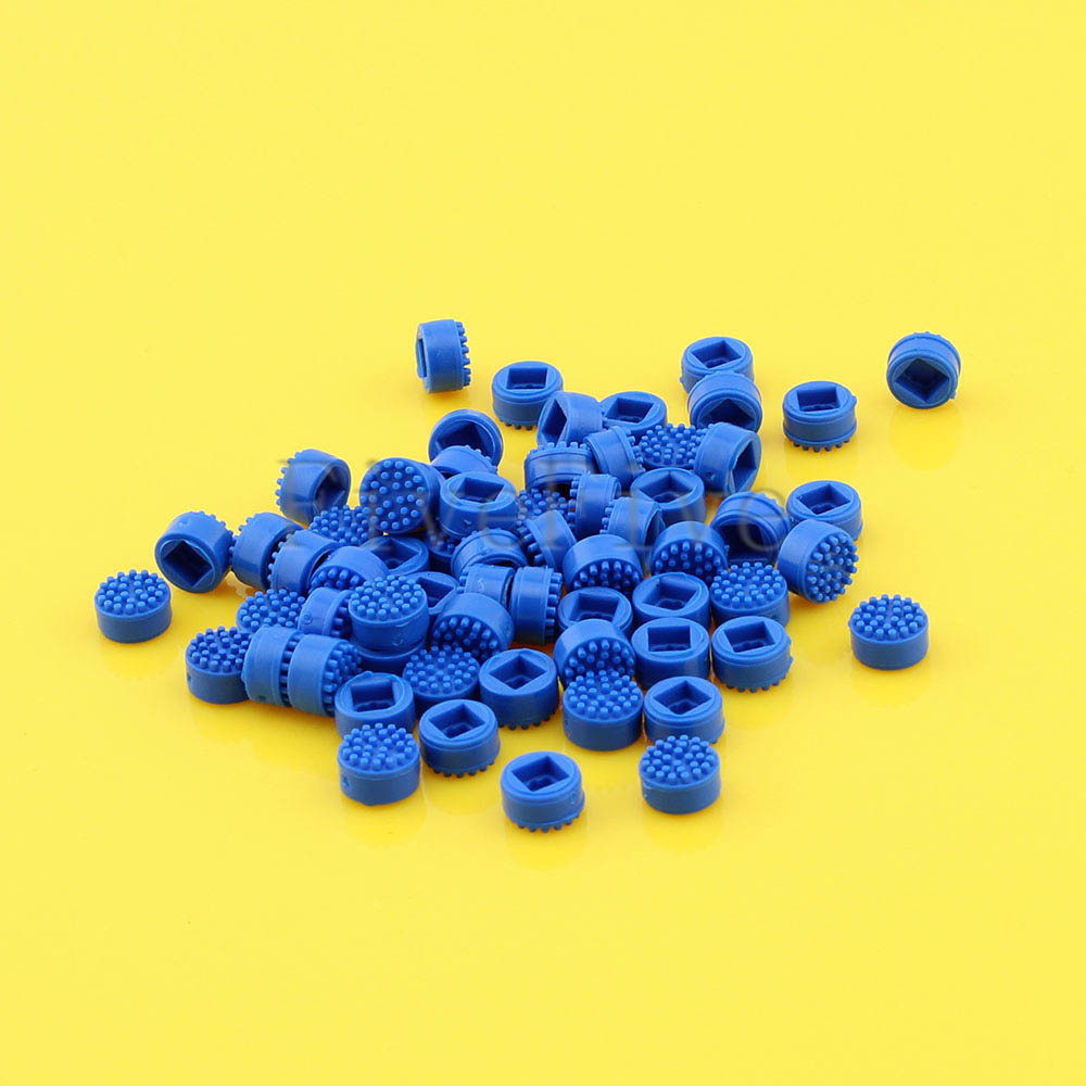 100pcs Rubber Blue Mouse Pointer Trackpoint Cap for HP COMPAQ Laptop Nipple Hi-Q