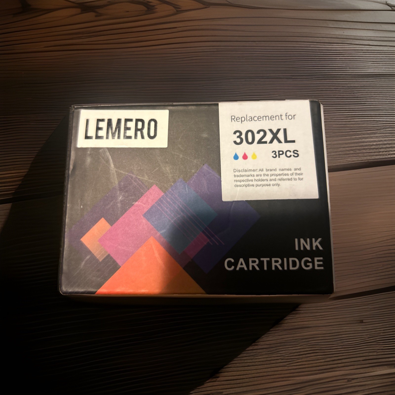 LEMERO Ink Cartridge Replacement for Epson 302XL (1 Cyan, 1 Magenta, 1 Yellow )