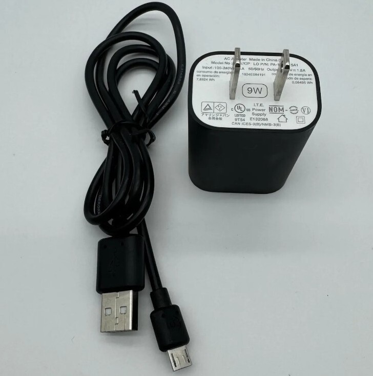 Amazon Original 9W USB Power/Adapter Charger Kindle Alexa PS57CP Micro USB Cable