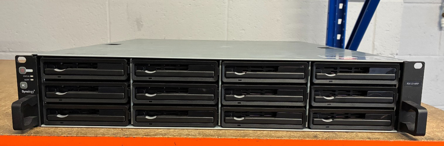 RX1214RP Synology Rackstation 12 Bay Expansion NAS Dual PSU Fully Tested