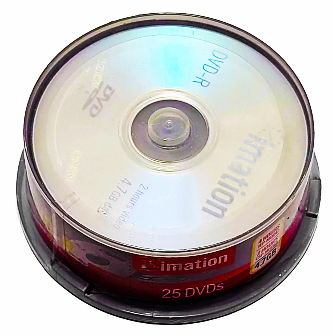 Imation DVD-R 25 Pack Recordable Discs 4.7GB - New Sealed