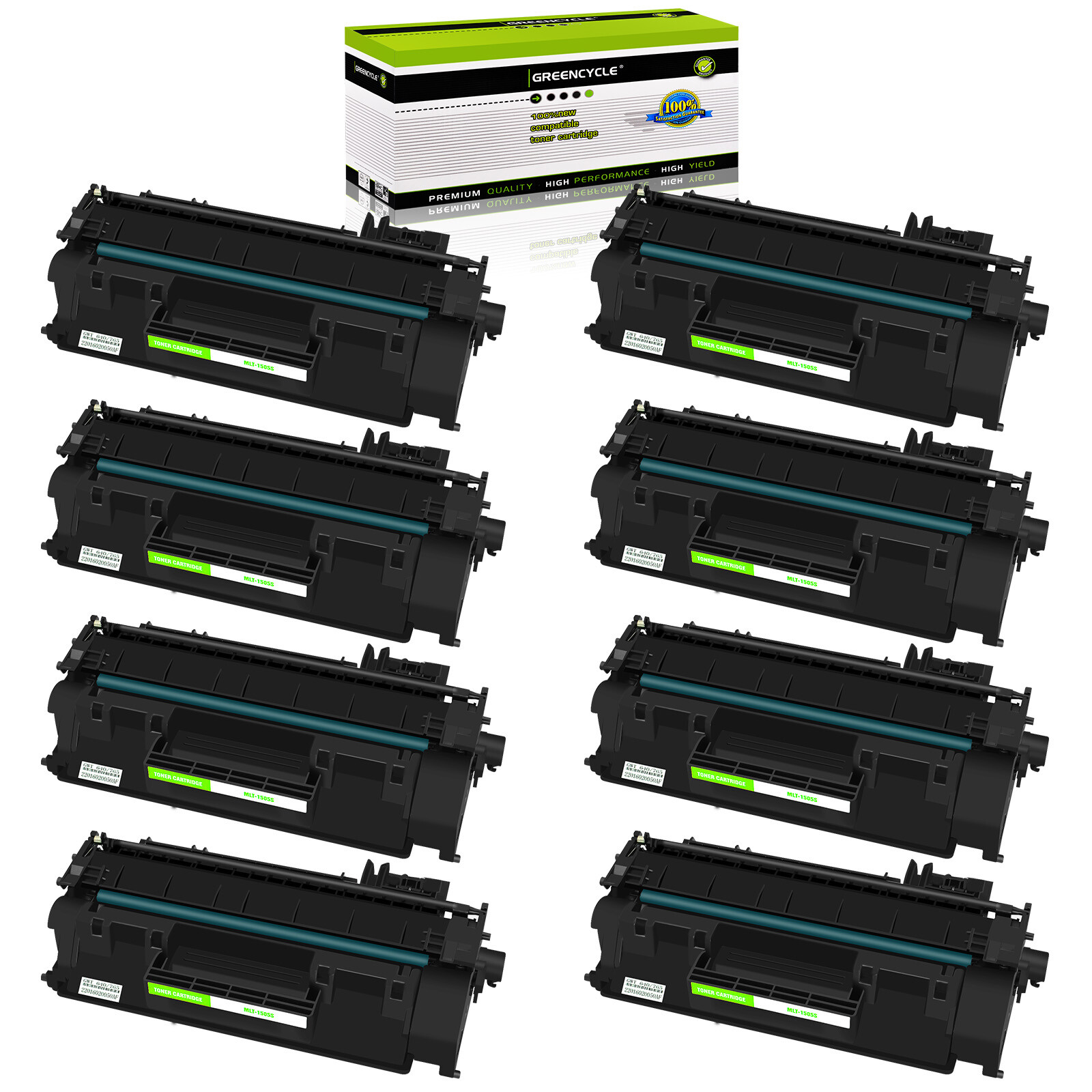 8x CF280A 80A Black Toner Cartridge For HP LaserJet Pro 400 M401dw  M401d M401a