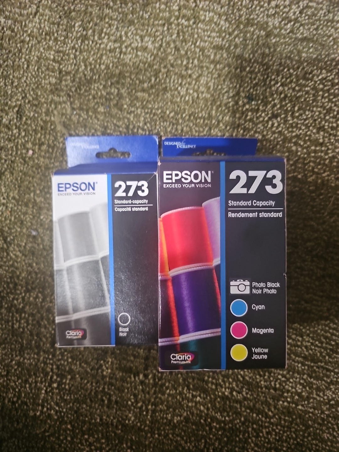 Epson  273 Black And  Color Ink Cartridges Exp 6/26
