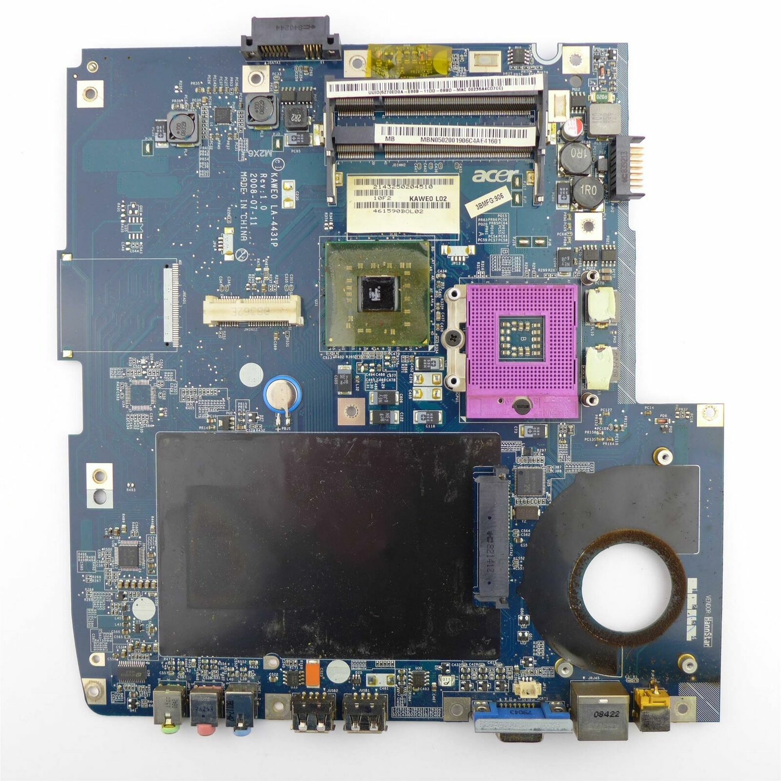 Motherboard For eMachines E520 Series - KAWE0 L02 - INTEL