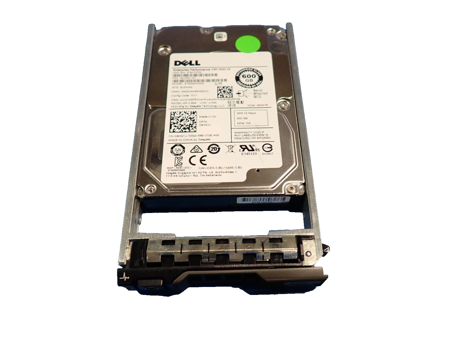 Dell 04HGTJ Seagate ST600MP0005 600GB 15K 2.5" SAS 12Gb/s Internal Hard Drive