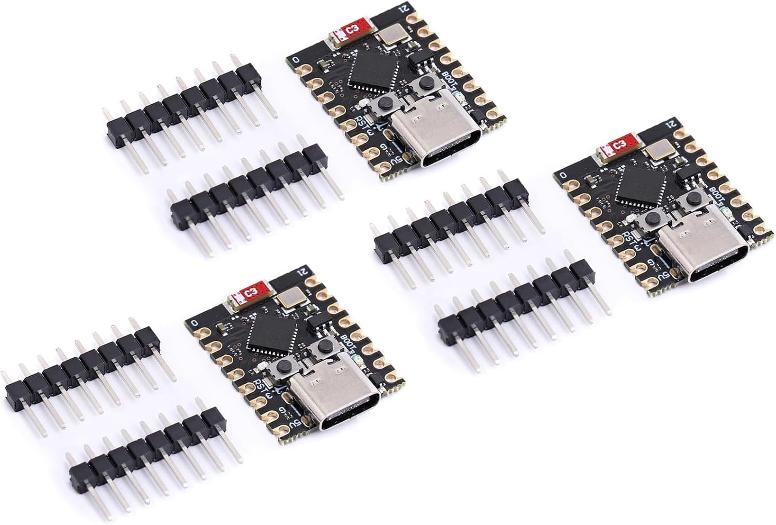 ESP32 C3 Development Board WiFi Bluetooth Mini 3 Pack