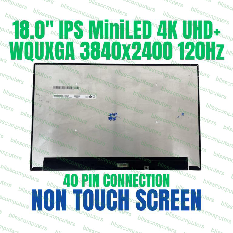 B180ZAN01.0 MiniLED 4K 120HZ Matte 3840X2400 MSI MS-1831 Stealth 18