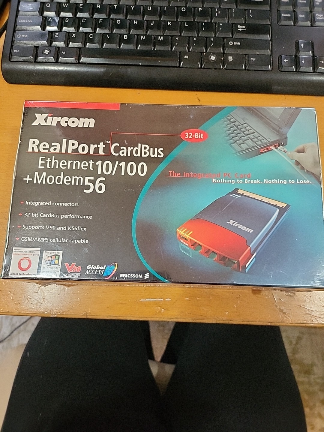 Xircom RBEM56G-100 RealPort CardBus Ethernet 10/100+ Modem 56K PCMCIA Card