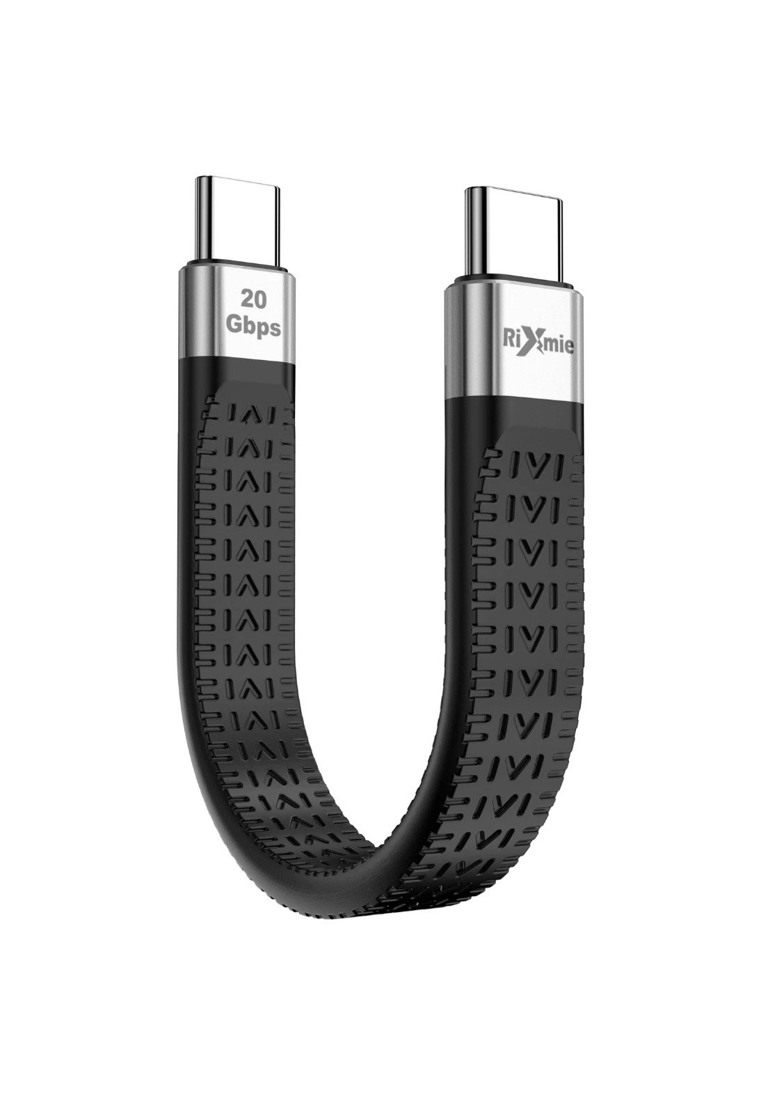 Rixmie Short USB-C Cable 5 inch 100W PD Fast Charging 2022 New USB C to USB C...