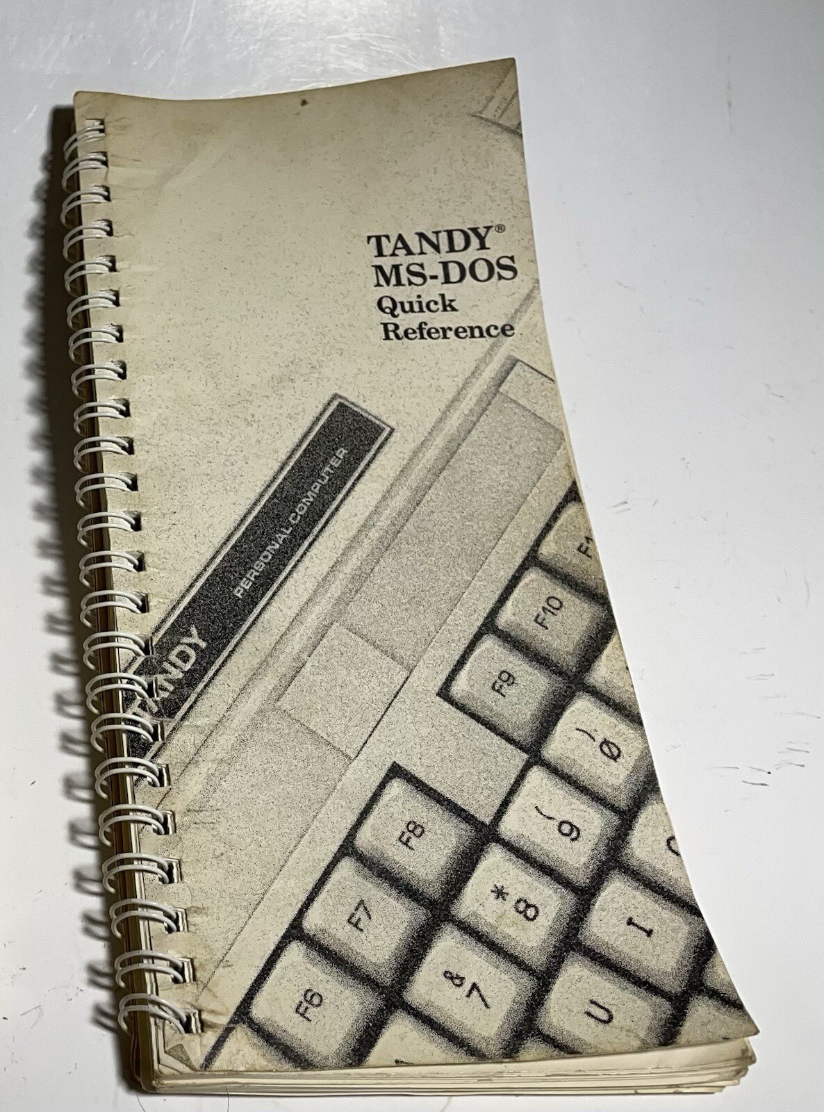 Tandy MS-DOS Quick Reference Operation Manual Vintage 1987