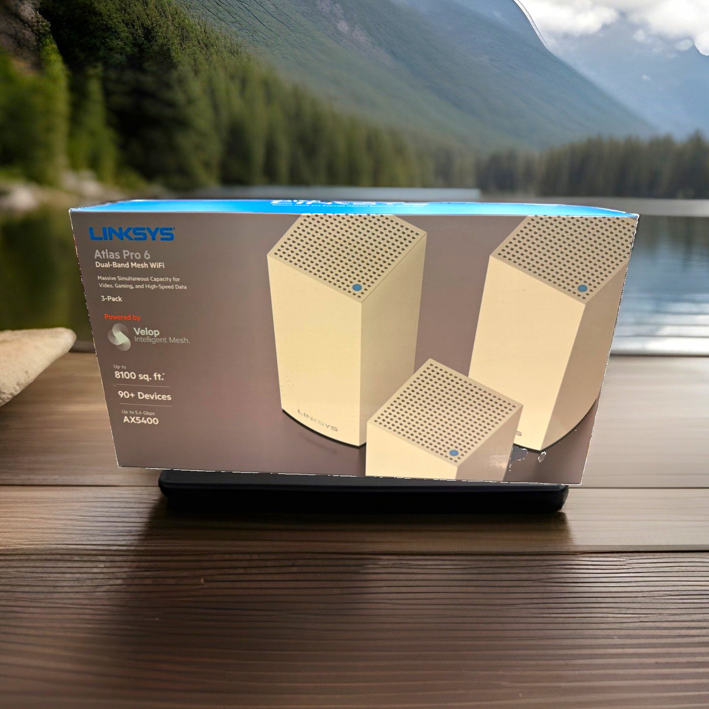Linksys Atlas Pro 6 MX5500 Dual-Band WiFi 6 Mesh System 3-Pack White