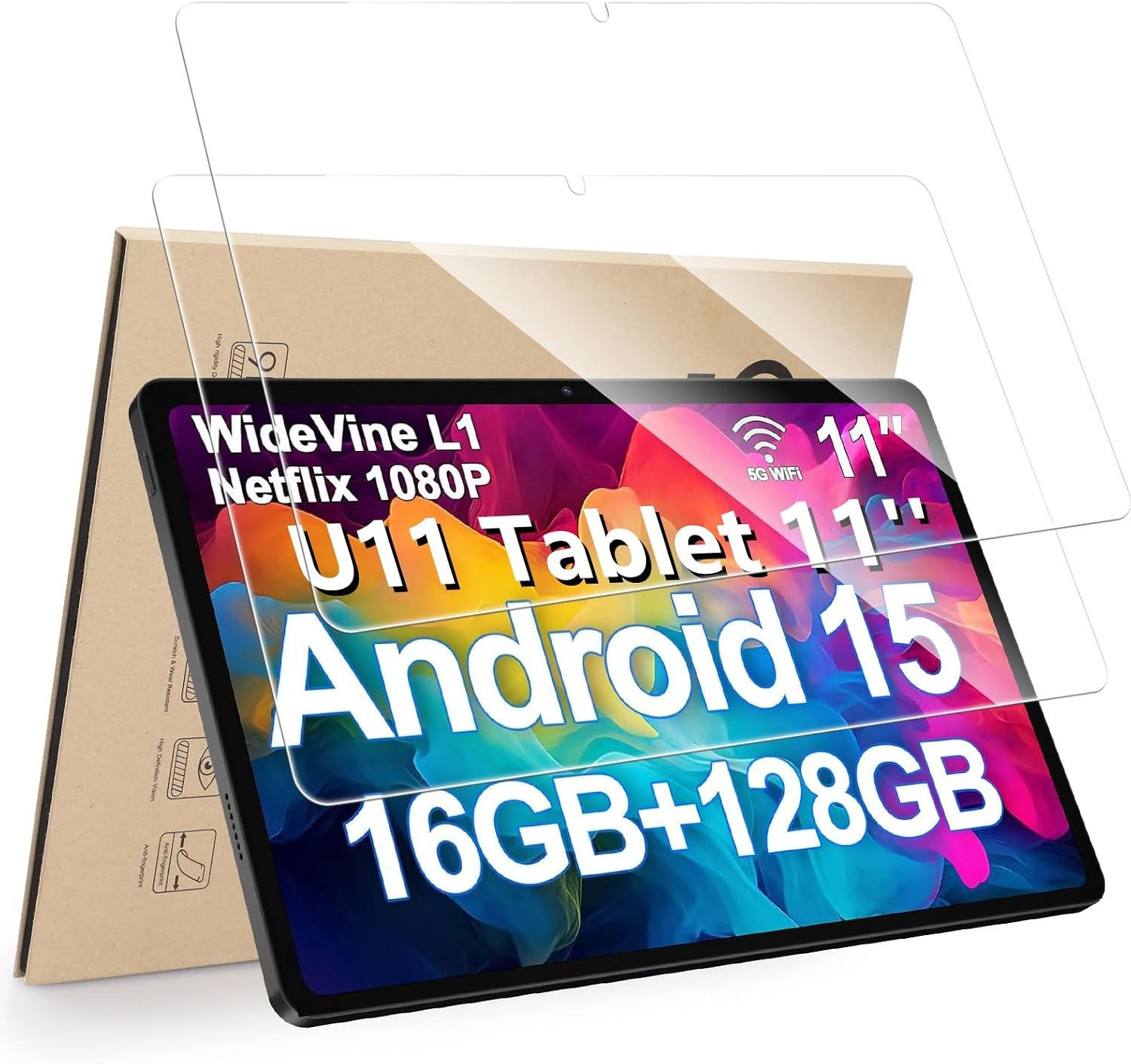 2-Pack Screen Protector for DOOGEE U11 / U11 Pro / Tab A9+ / TAB G6 11"