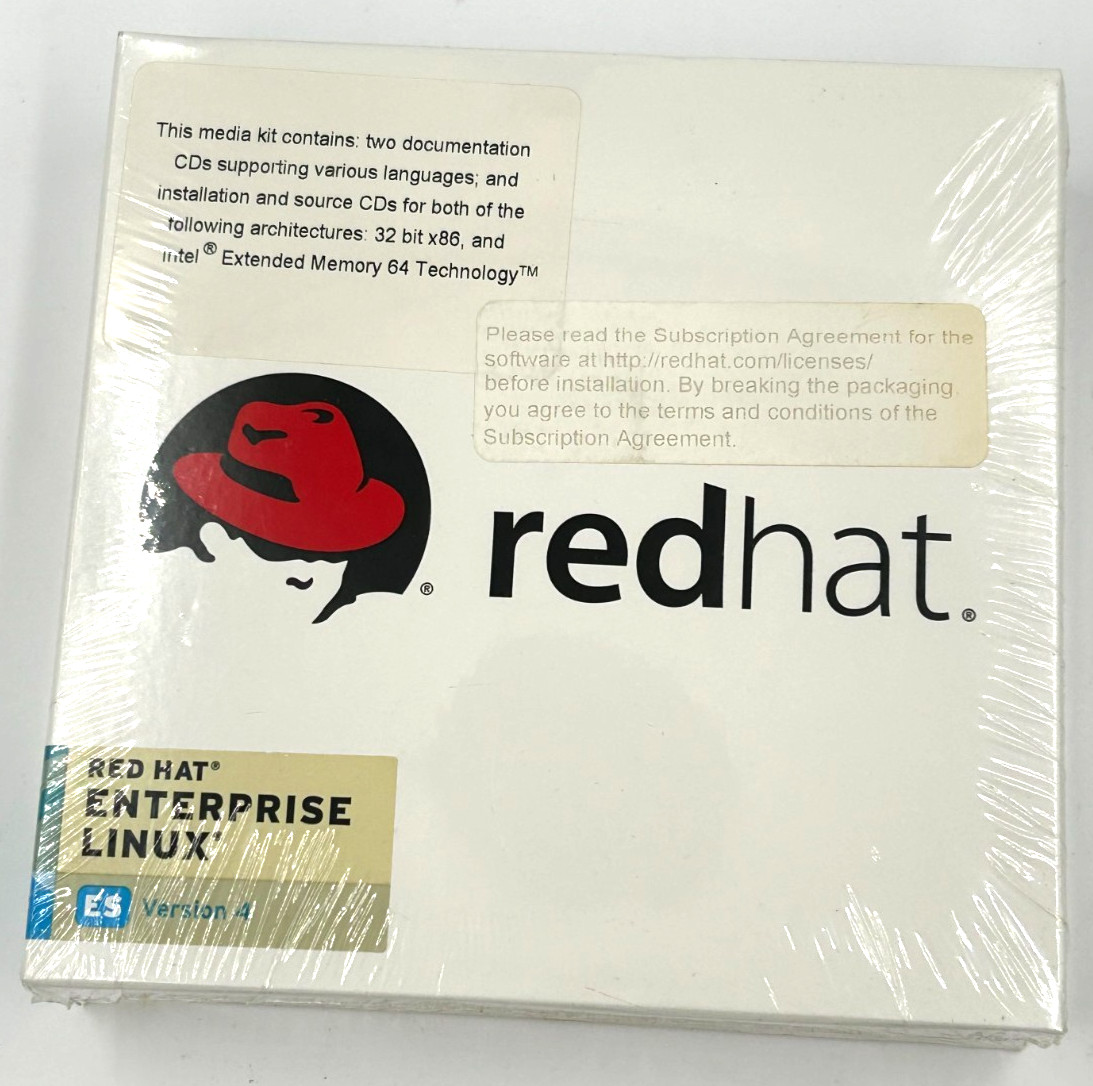 Red Hat Enterprise Linux ES Version 4 NOS Sealed
